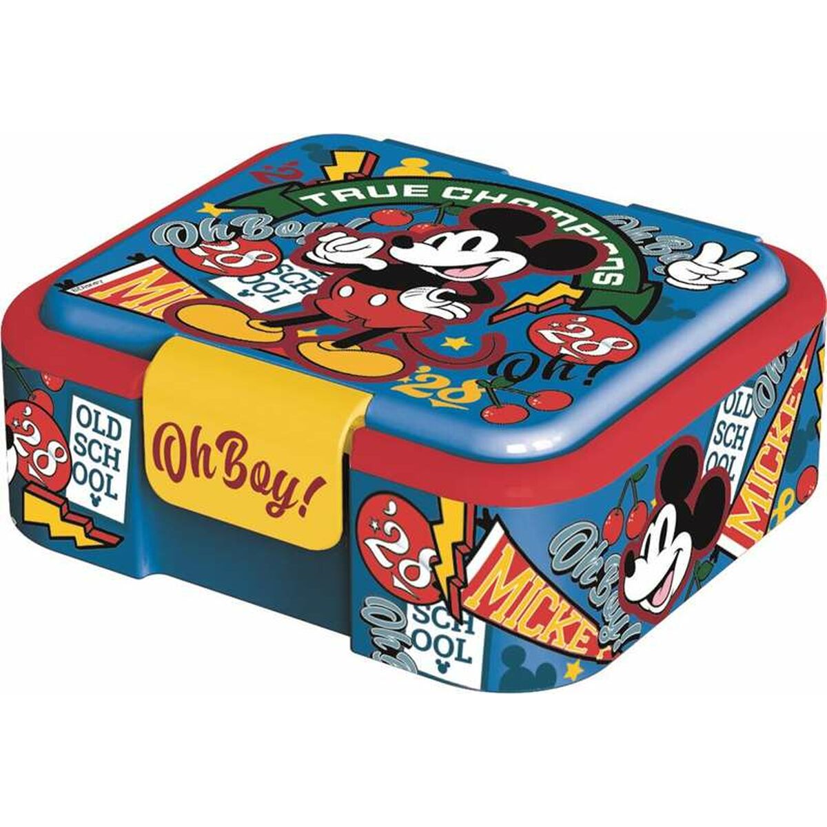 Boîte à Sandwich Mickey Mouse True Champions 18 x 16 x 6,5 cm