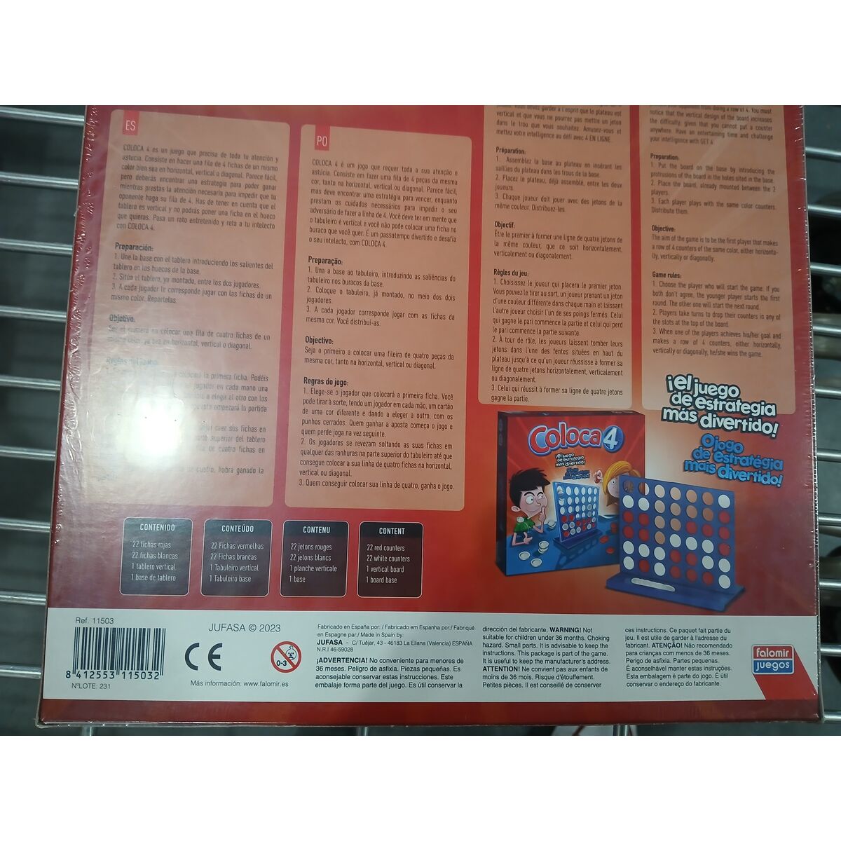 Board game Coloca 4 Falomir