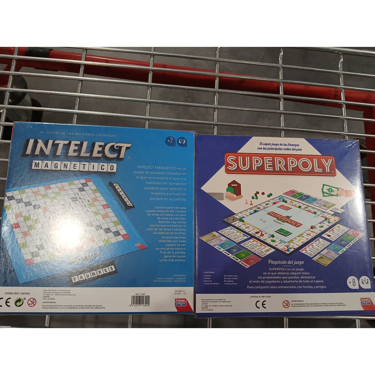 Board game Superpoly + Intelect Falomir