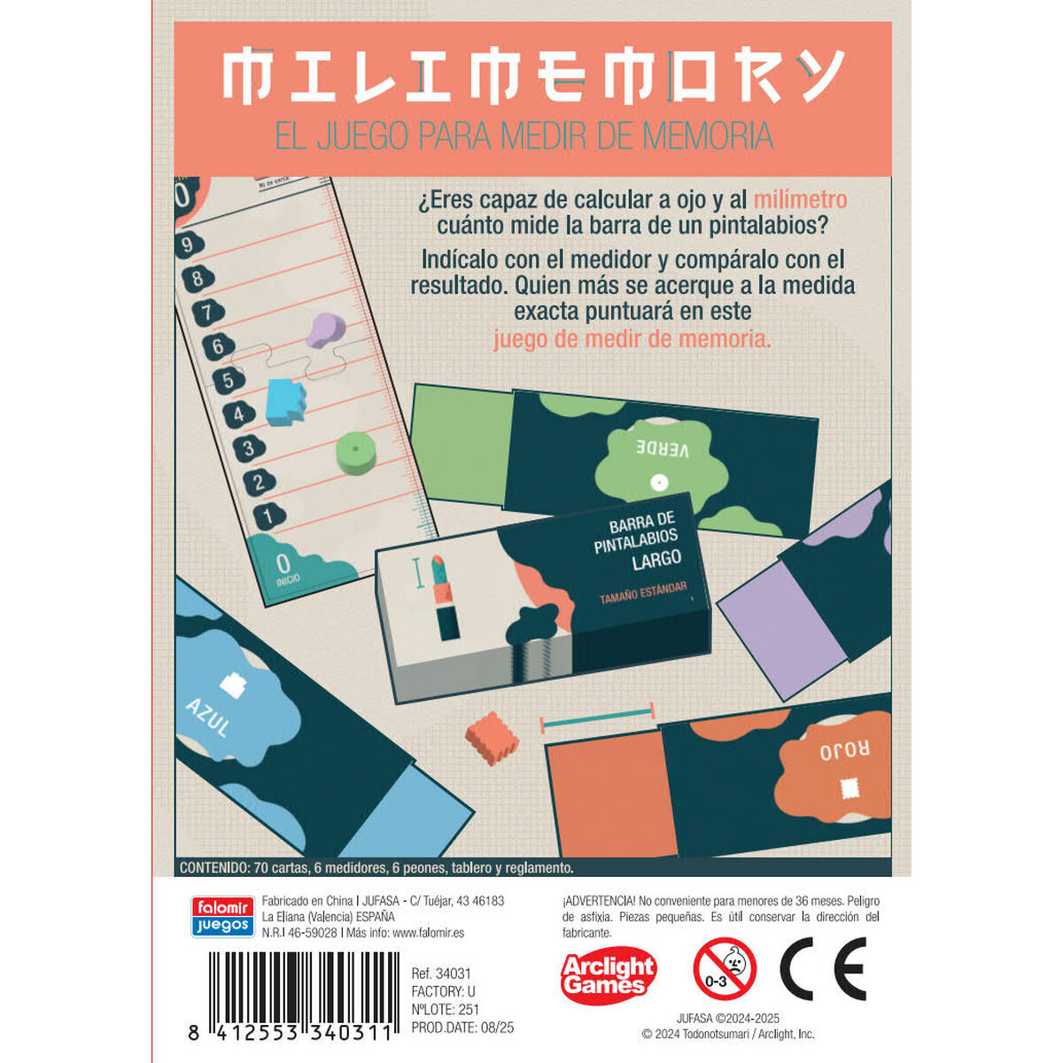 Educational Game Falomir Millimemory