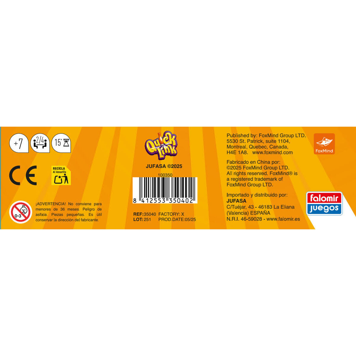 Zabawa Edukacyjna Falomir Quick Link