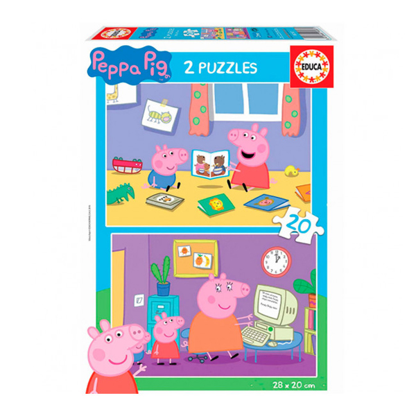 Sestavljanka Puzzle Peppa Pig Educa (20 pcs)