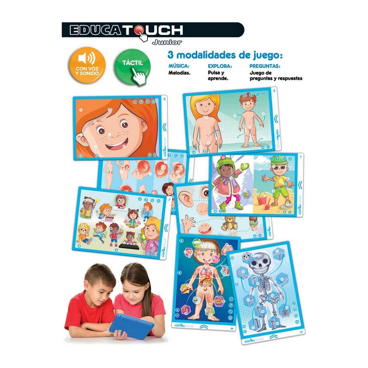 Picture of Interactive Tablet for Children Educa Educa Touch Junior: El Cuerpo Humano