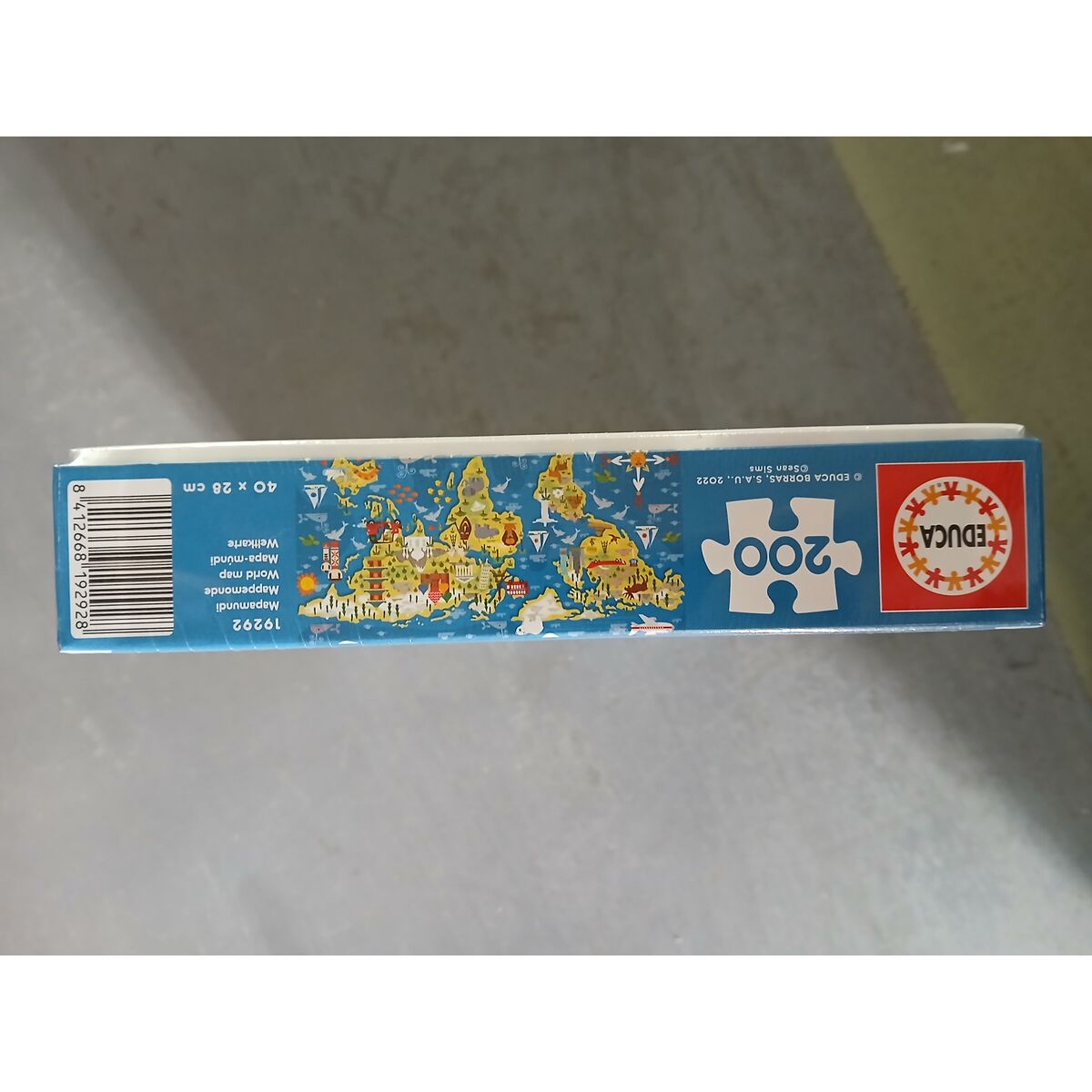 Puzzle dla dzieci Educa Mapamundi (200 pcs)
