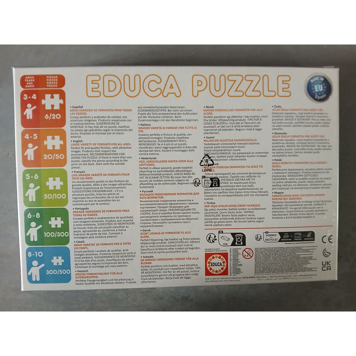 Puzzle dla dzieci Educa Mapamundi (200 pcs)