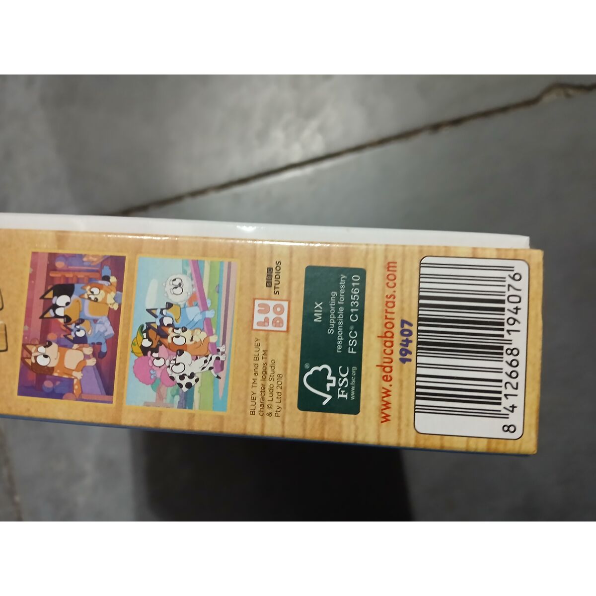 Zestaw 2 Puzzli Bluey 25 Części