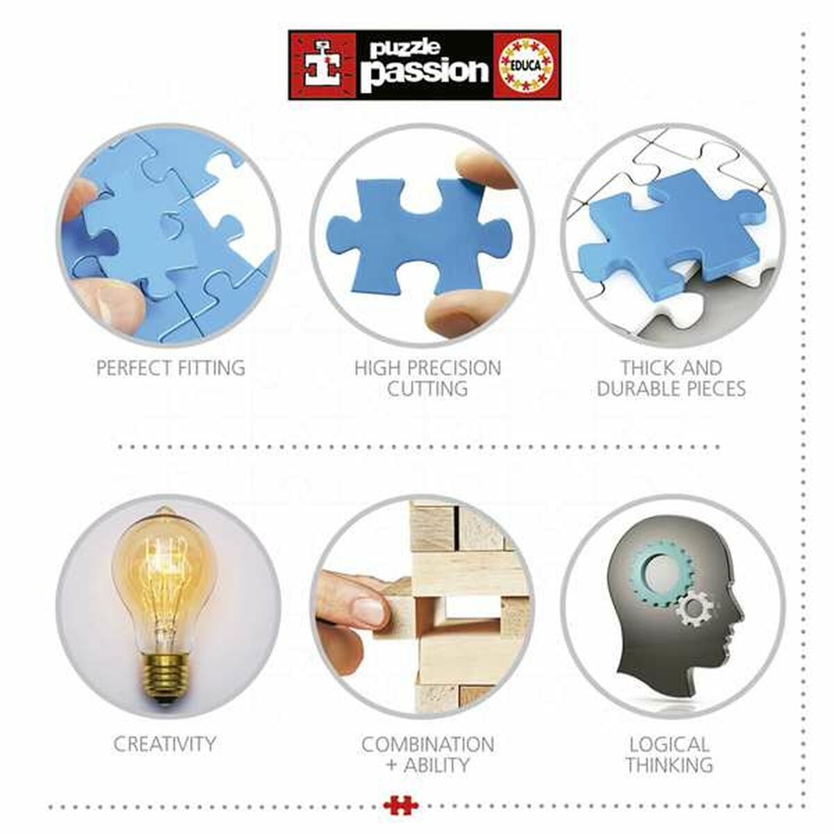 Image secondaire de Puzzle Educa Magic Unicorns (2 Unités)