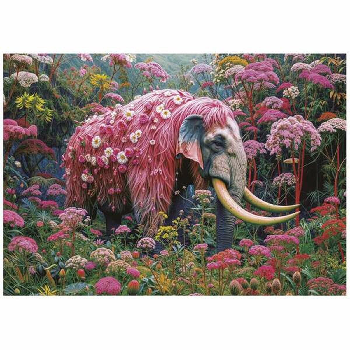 Image secondaire de Puzzle Educa Floral Elephant