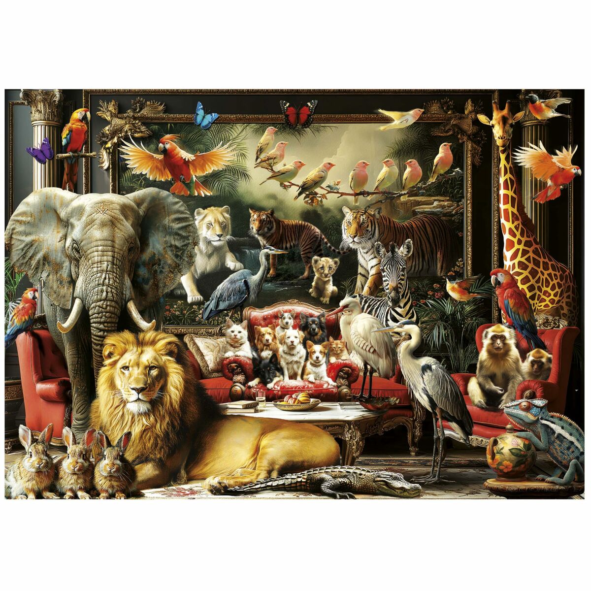 Puzzel Educa La Mansión de los Animales 1500 Onderdelen