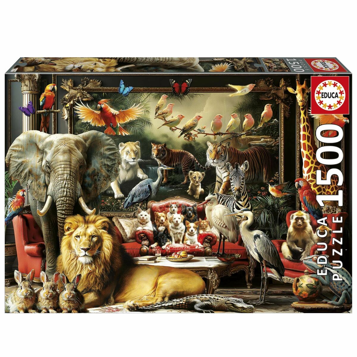 Puzzel Educa La Mansión de los Animales 1500 Onderdelen