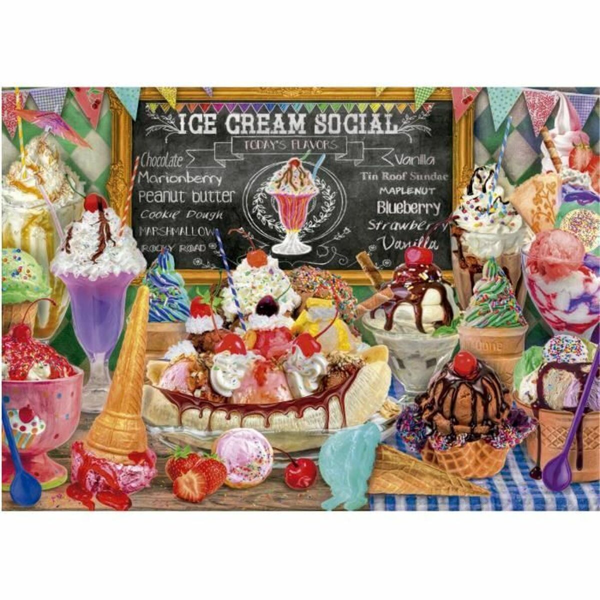 Puzzel Educa Heladería 500 Onderdelen