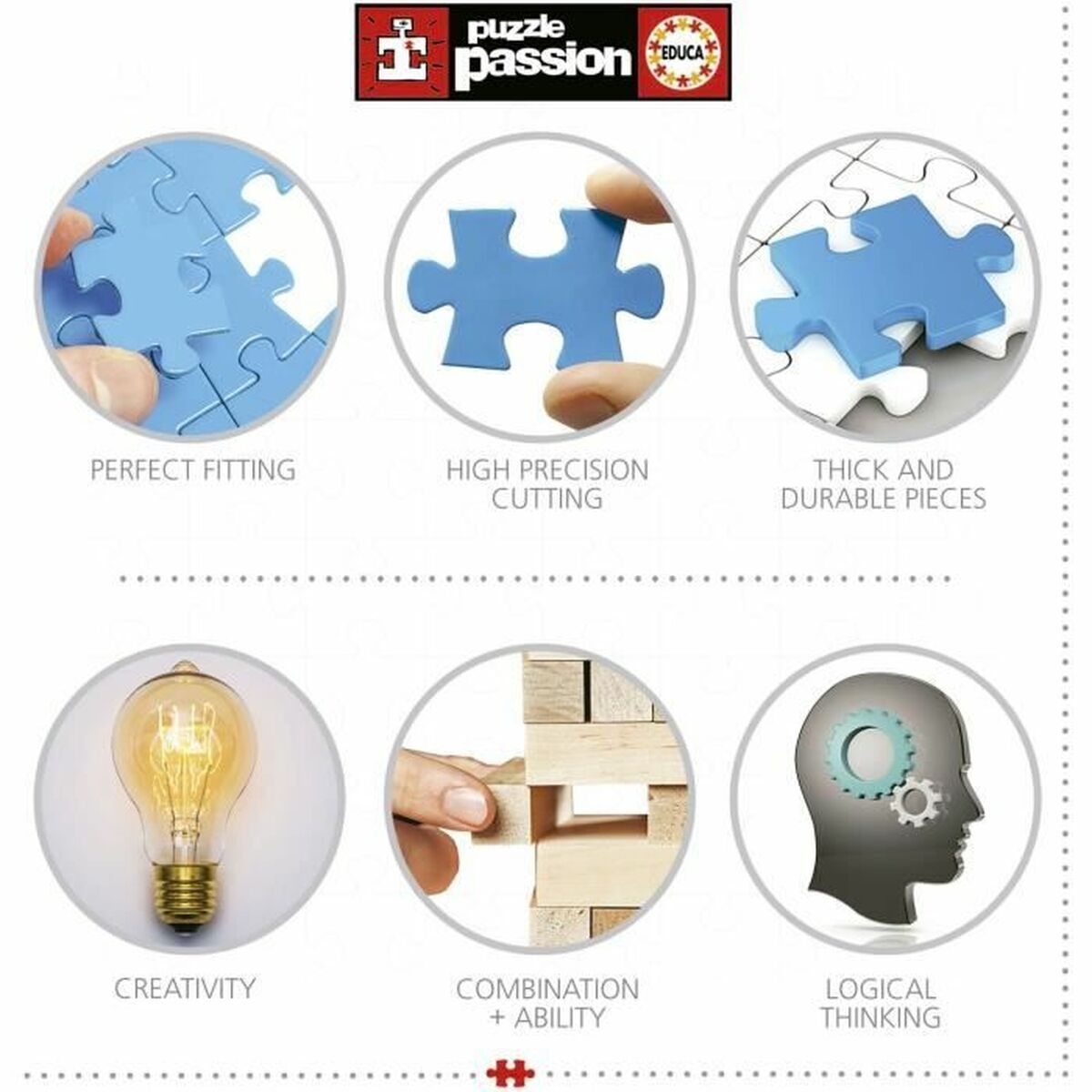 Puzzel Educa Heladería 500 Onderdelen