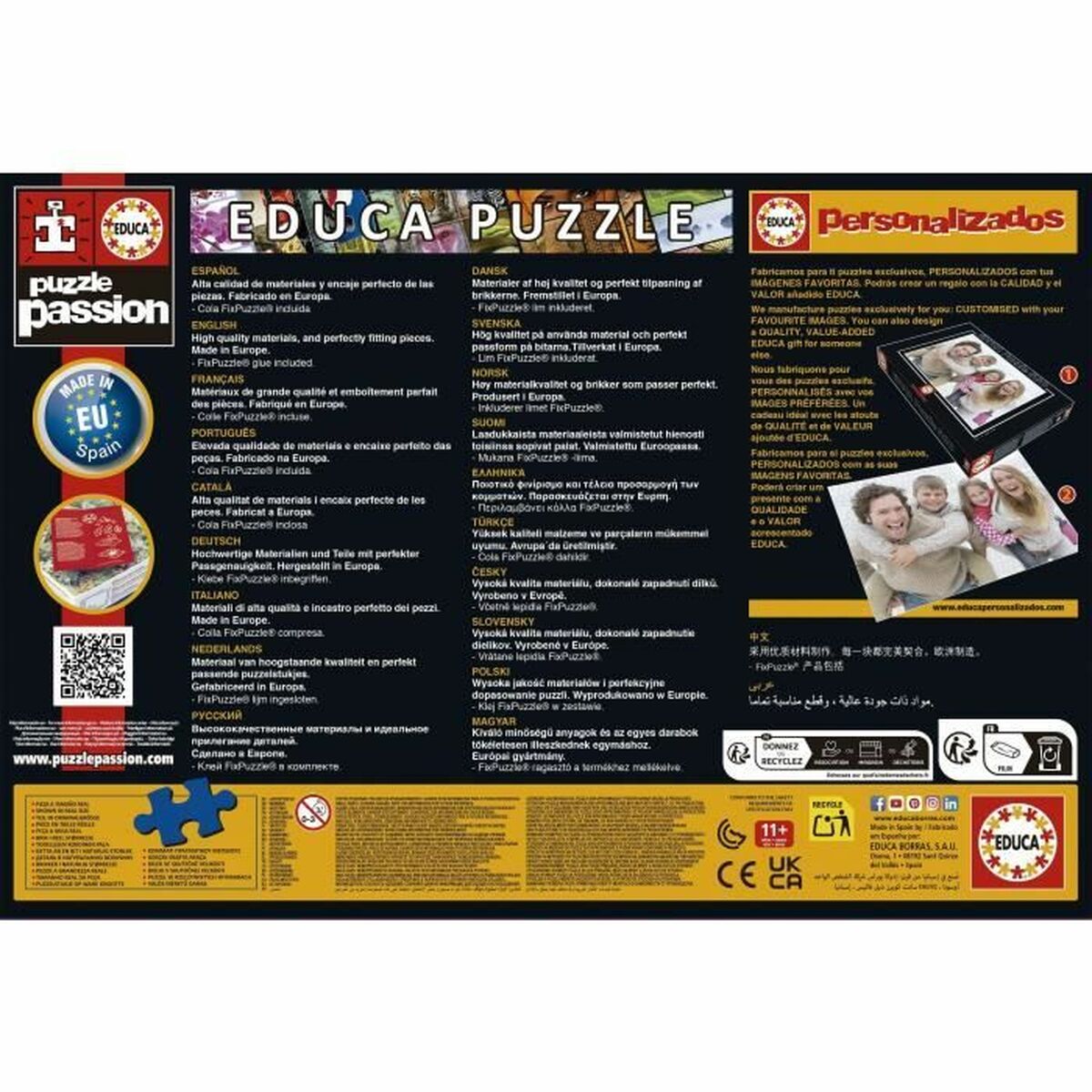 Puzzel Educa Heladería 500 Onderdelen