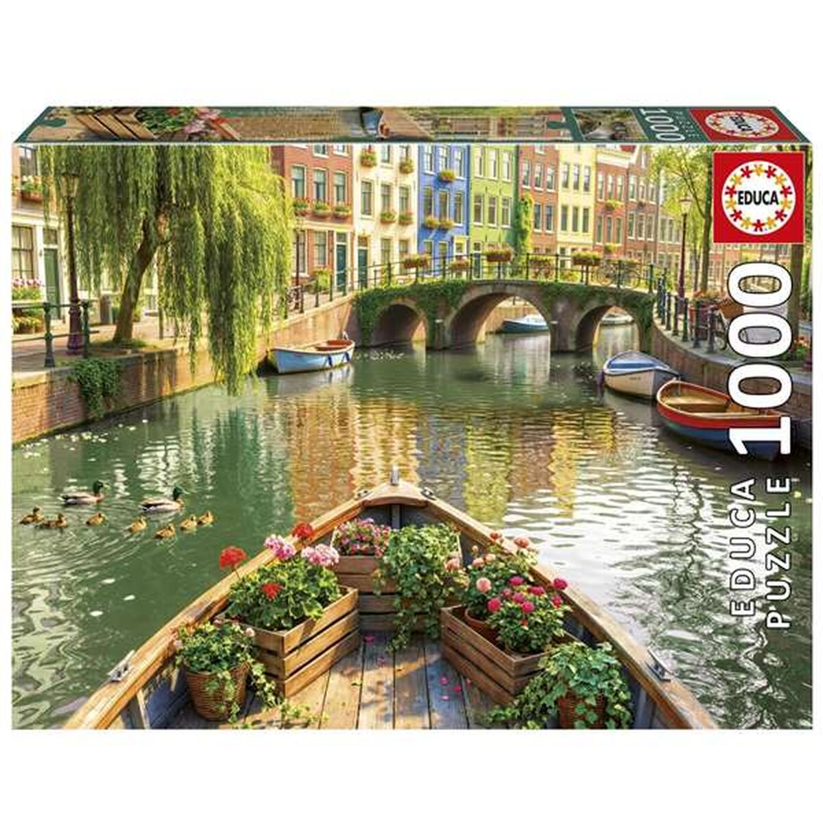 Puzzel Educa Amsterdam 1000 Onderdelen