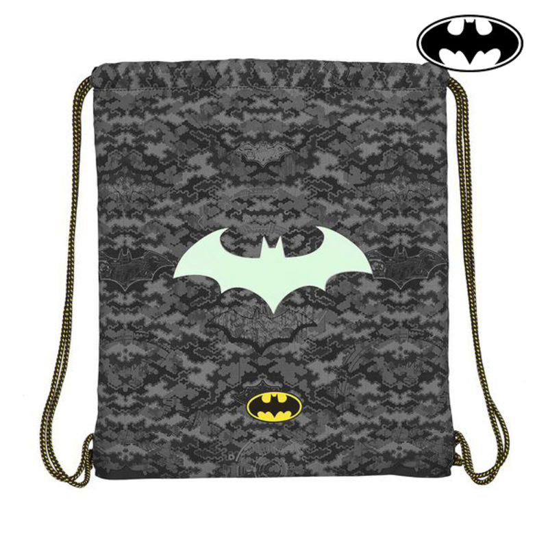 Backpack with Strings Batman Black Grey