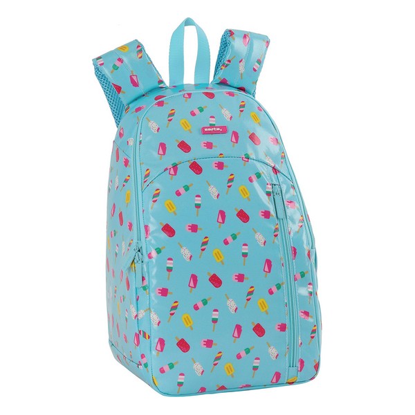 Cooler Backpack Safta Ice Cream Turquoise