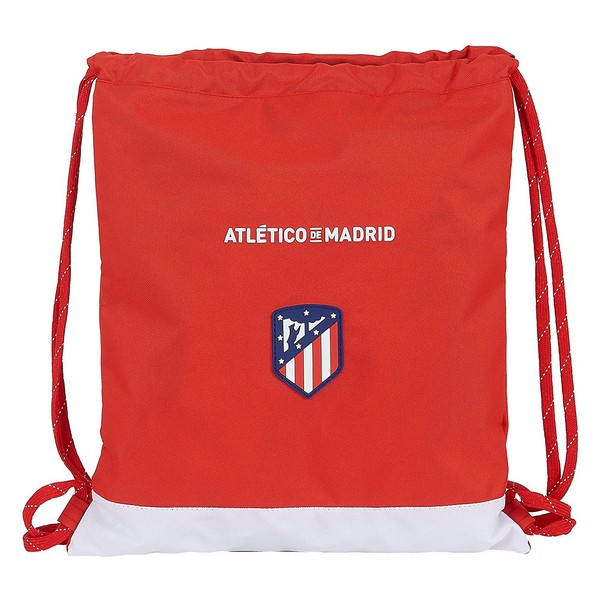 Backpack with Strings Atlético Madrid White Red