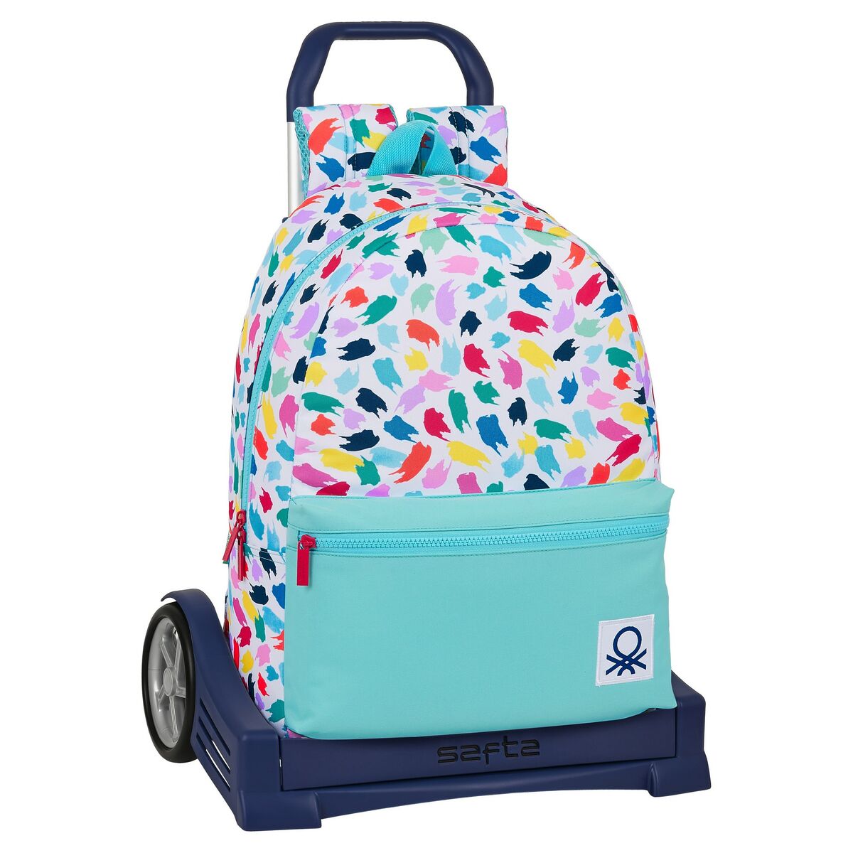 Cartable à roulettes Benetton Painting Multicouleur