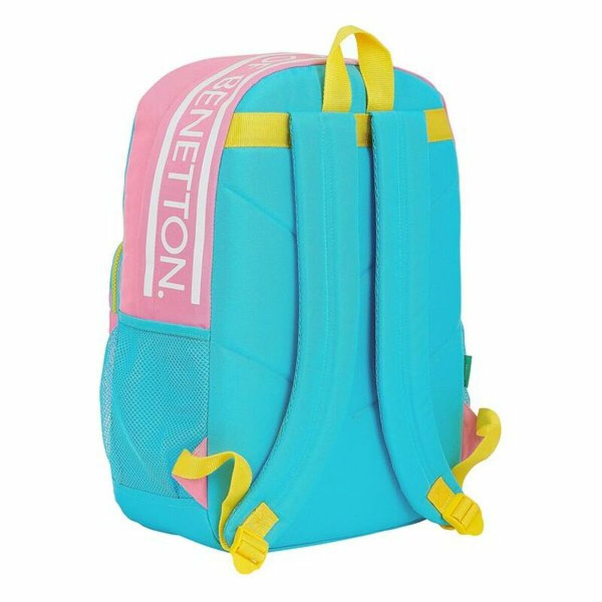 Image secondaire de Sacoche pour Portable Benetton Color Block 15,6'' Jaune Rose Turquoise