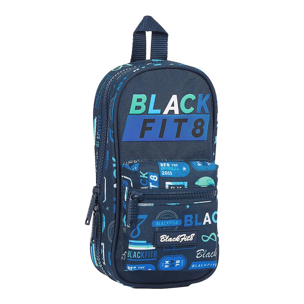 Backpack Pencil Case BlackFit8 Retro Navy Blue (33 Pieces)