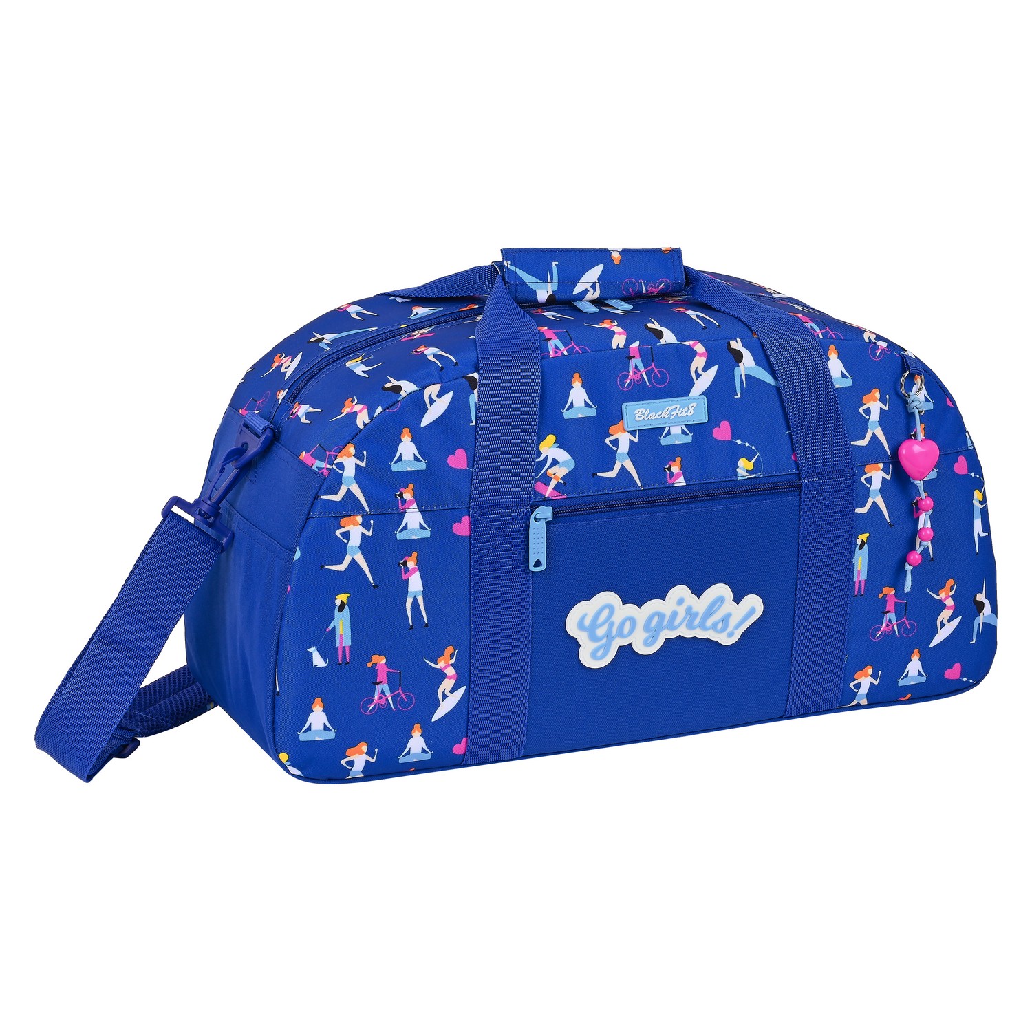 Sports bag BlackFit8 Go Girls Blue (50 x 26 x 20 cm)