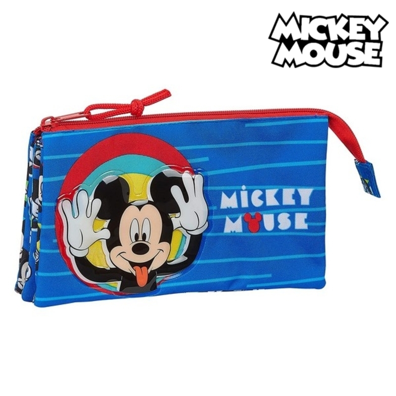Triple Carry-all Mickey Mouse Me Time Red Blue
