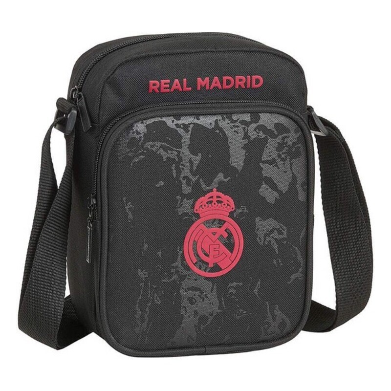 Sac bandoulière Real Madrid C.F. Noir (16 x 22 x 6 cm)
