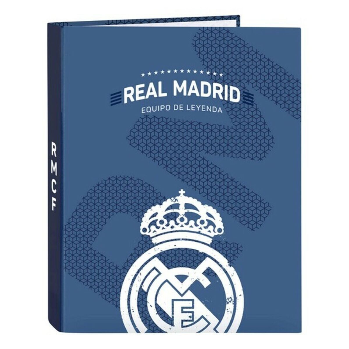Reliure à anneaux Real Madrid C.F. Leyenda 26.5 x 33 x 4 cm Bleu A4
