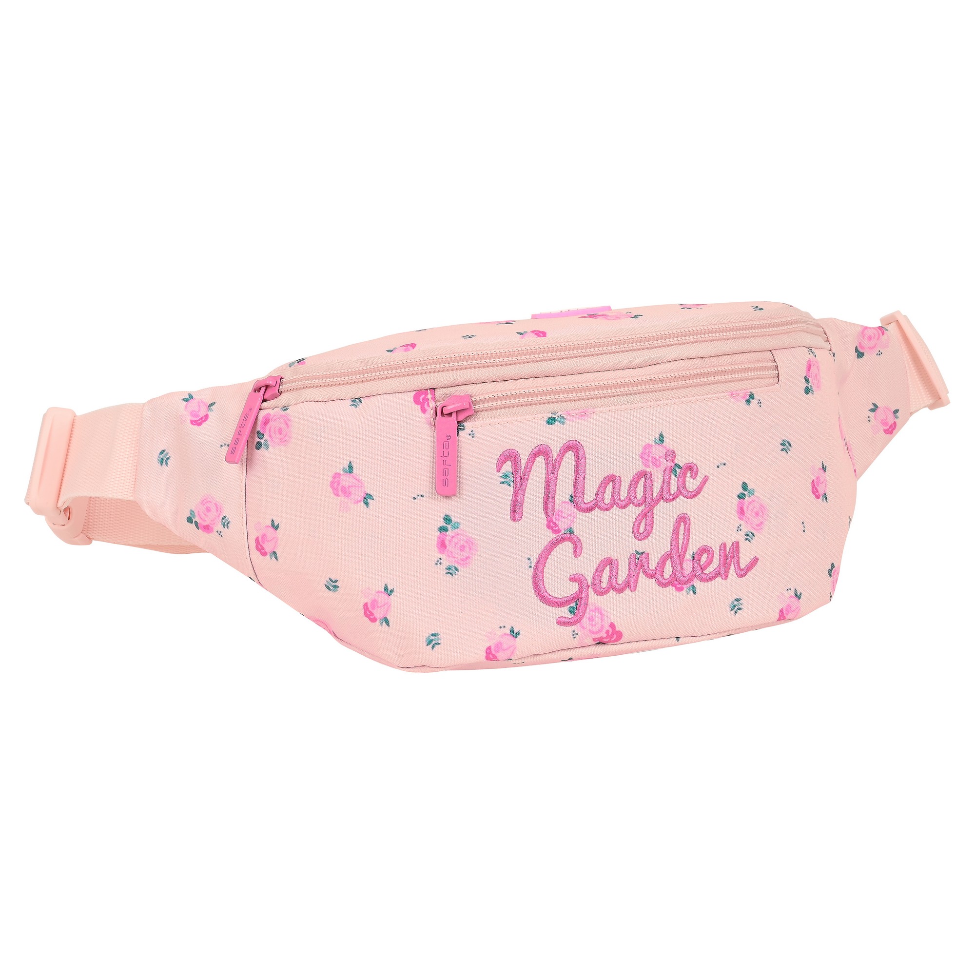 Belt Pouch Safta Magic Garden Pink (23 x 12 x 9 cm)