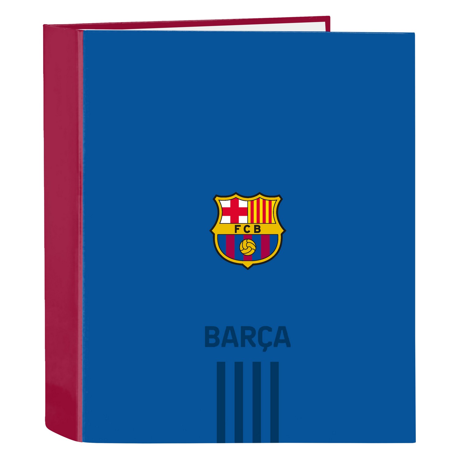Reliure à anneaux F.C. Barcelona Bordeaux Blue marine A4 (27 x 33 x 6 cm)