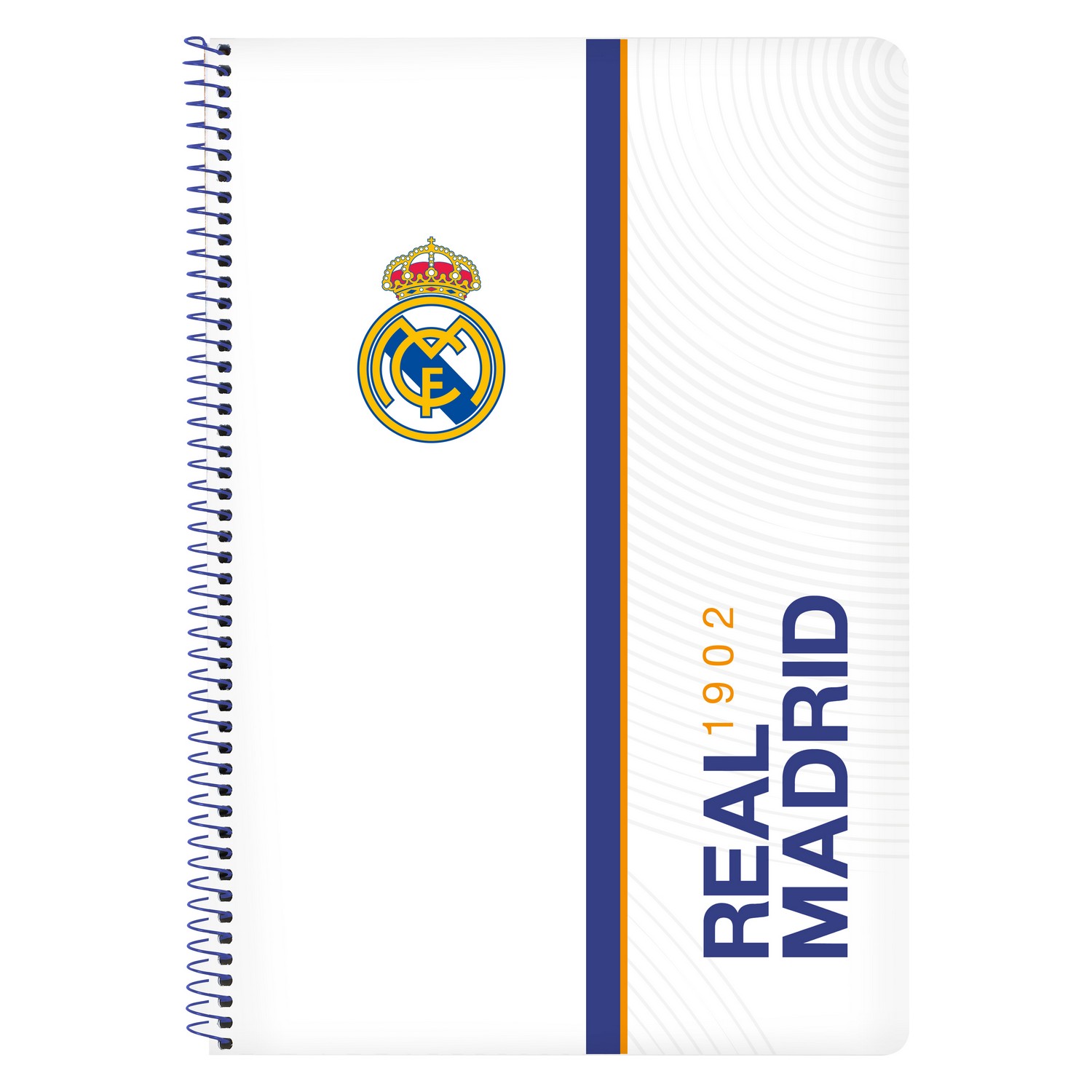 Cahier à Spirale Real Madrid C.F. 512154066 Bleu Blanc A4