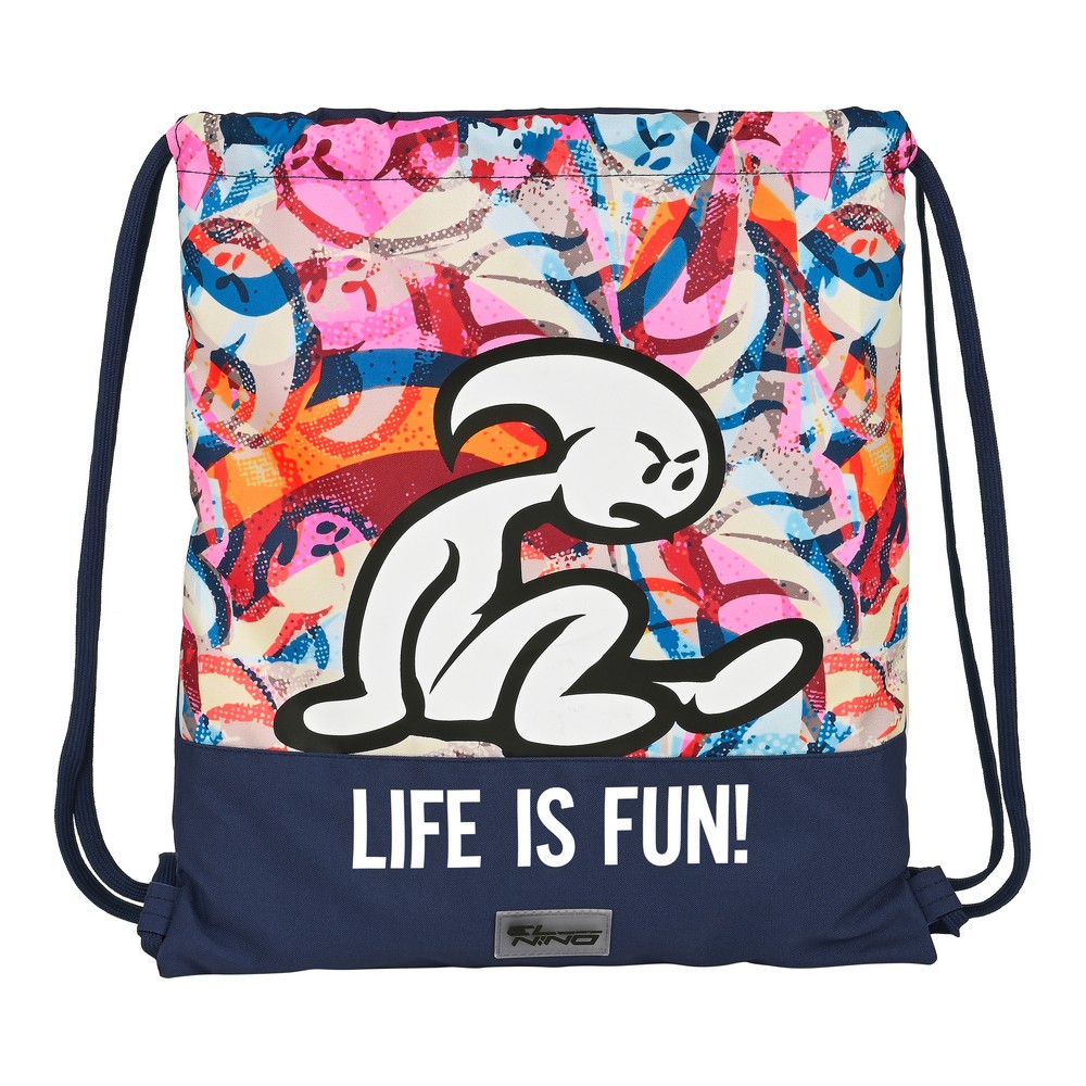 Backpack with Strings El Niño Life is fun (35 x 40 x 1 cm)