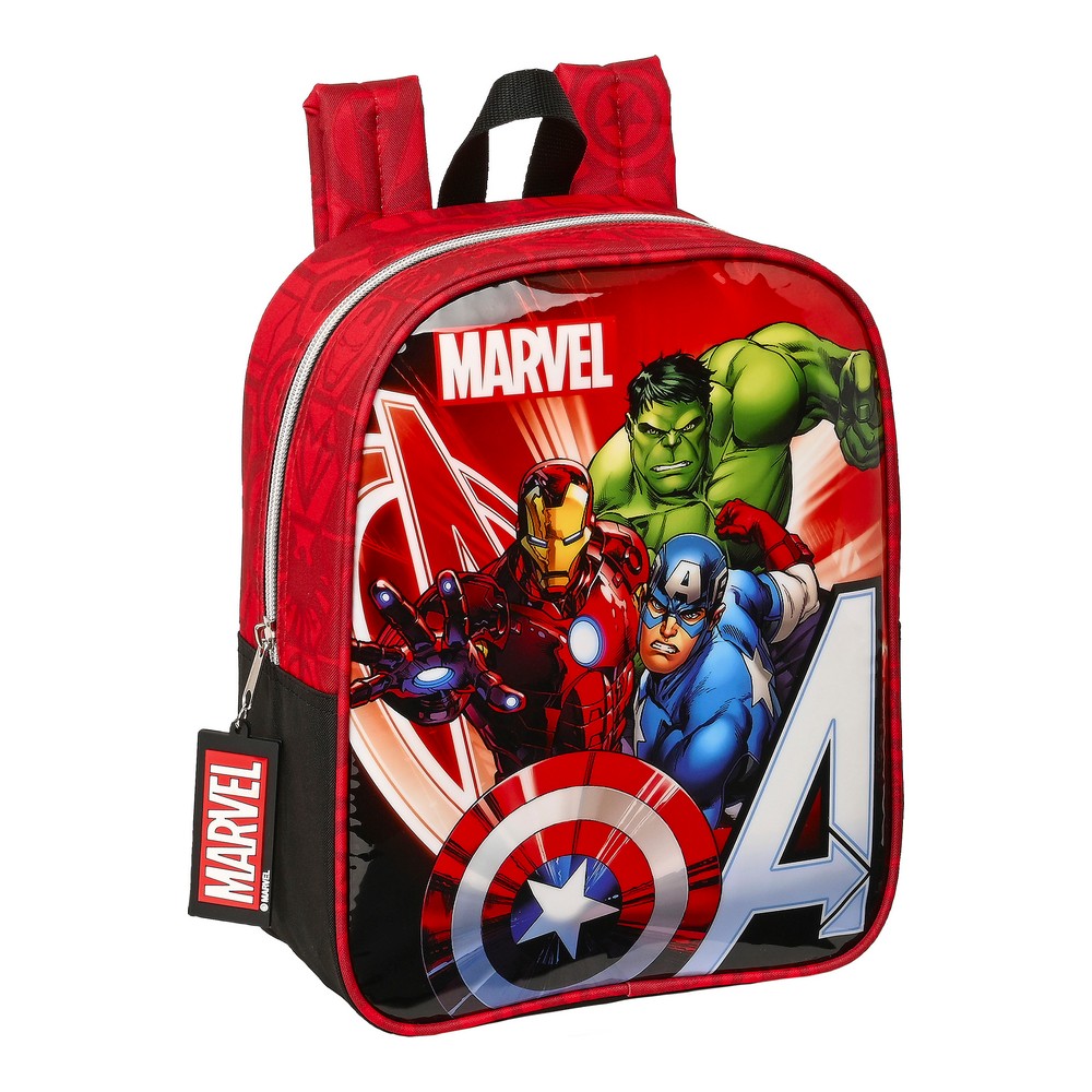 School Bag The Avengers Infinity Red Black (22 x 27 x 10 cm)