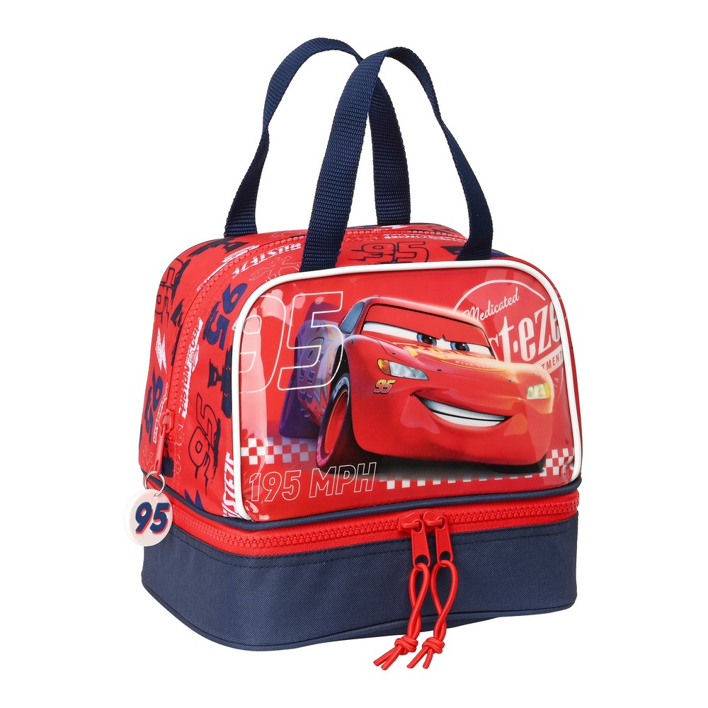Lunchbox Cars Double Vision Red Navy Blue (20 x 20 x 15 cm)