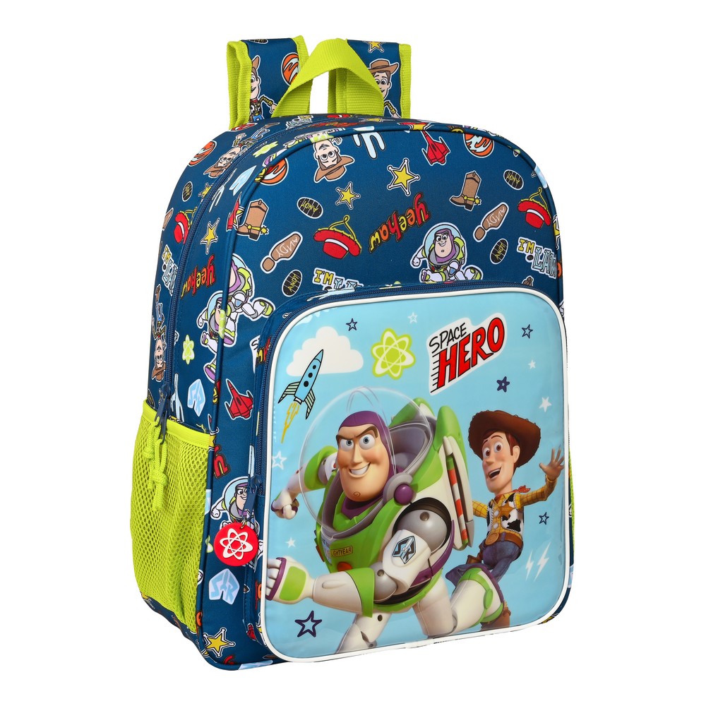 Cartable Toy Story Space Hero Blue marine Vert clair 33 x 42 x 14 cm