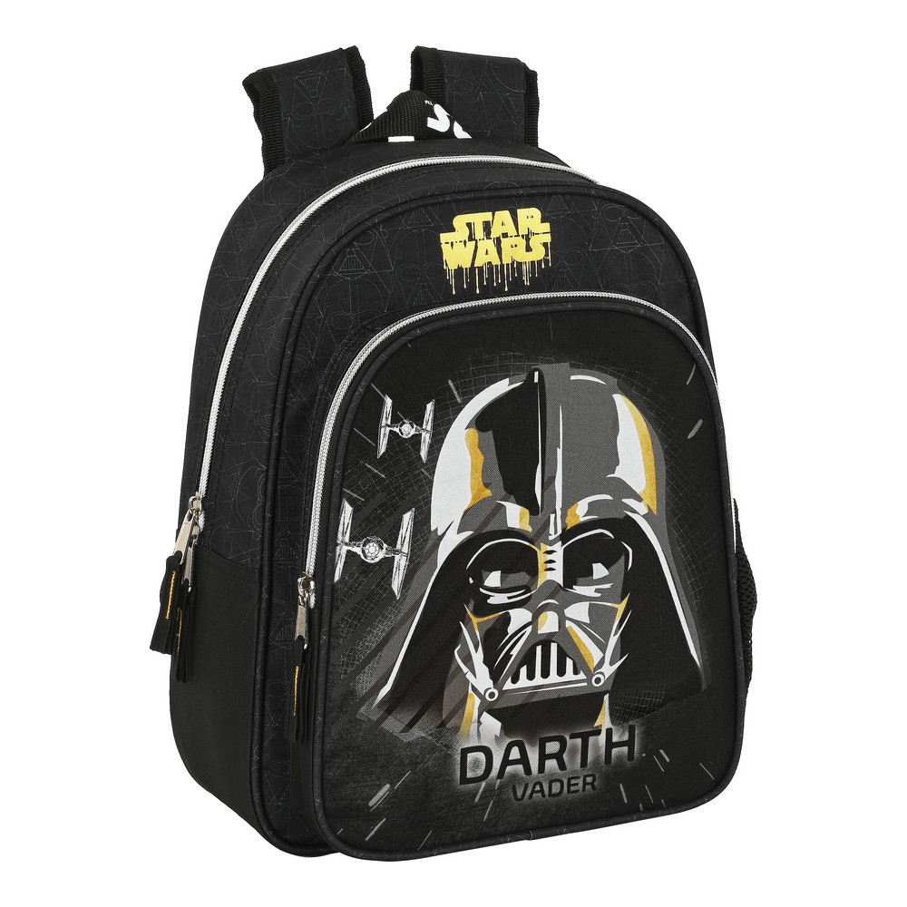 School Bag Star Wars Fighter Black (27 x 33 x 10 cm)