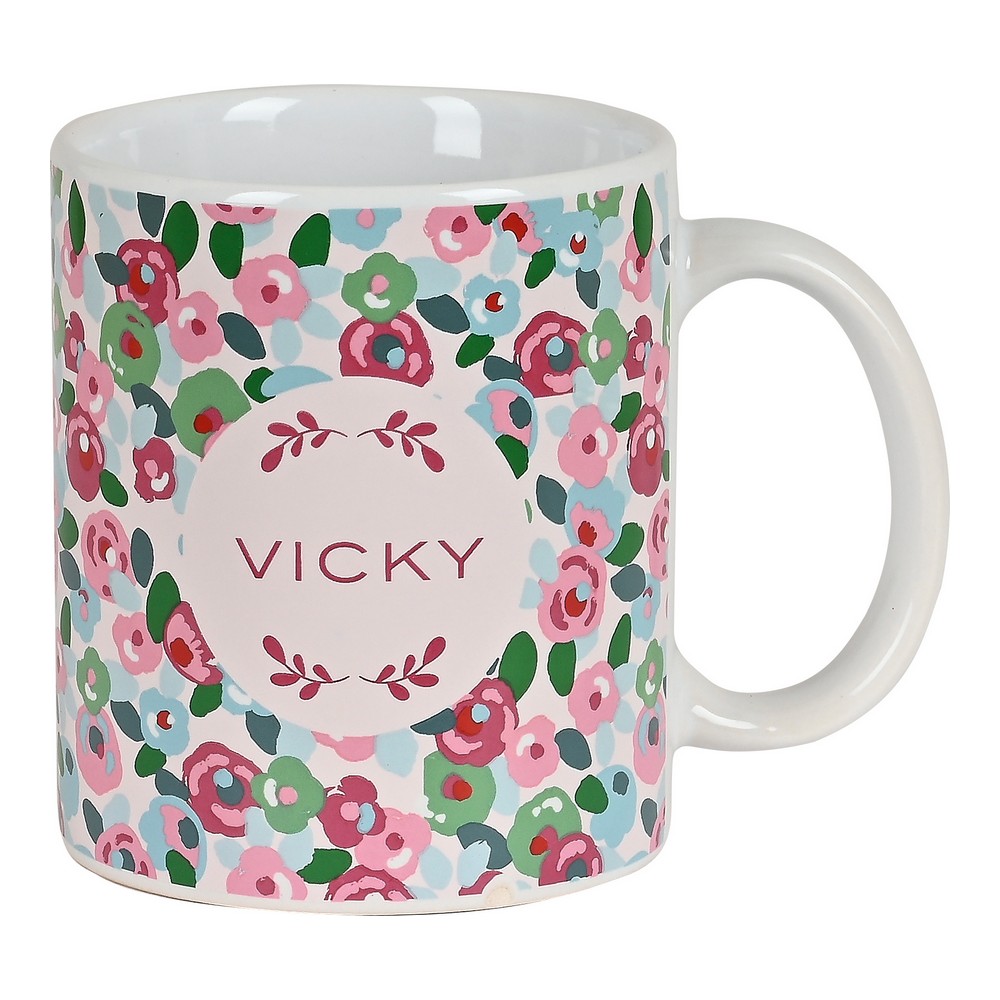 Mug Vicky Martín Berrocal Rosebloom Ceramic Multicolour (350 ml)