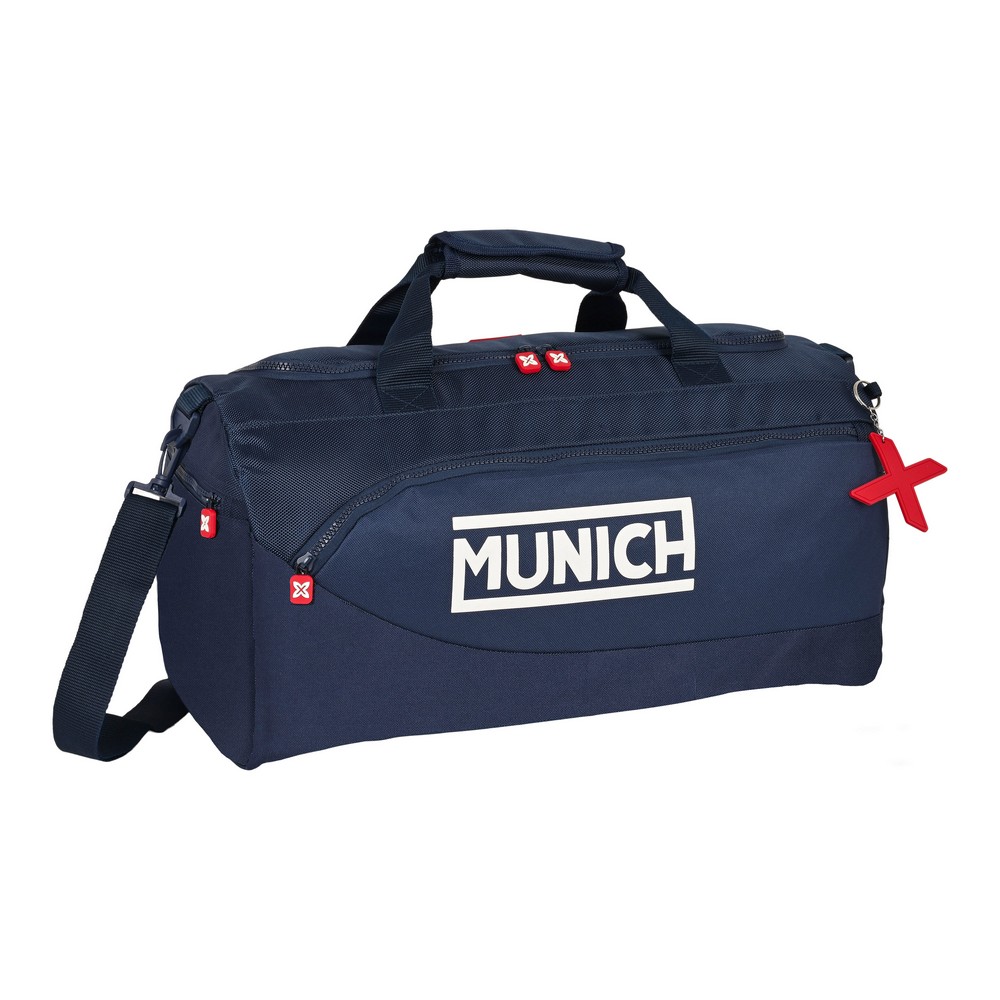 Sports bag Munich Storm Black Grey (50 x 25 x 25 cm)