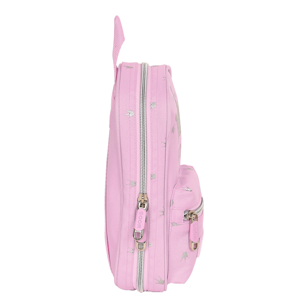 Backpack Pencil Case Moos Magic Girls Pink (12 x 23 x 5 cm)