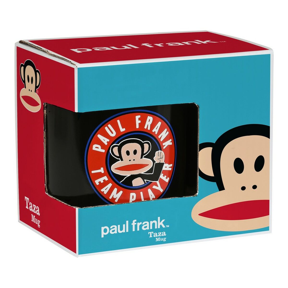 Tasse mug Paul Frank Team player Céramique Noir (350 ml)