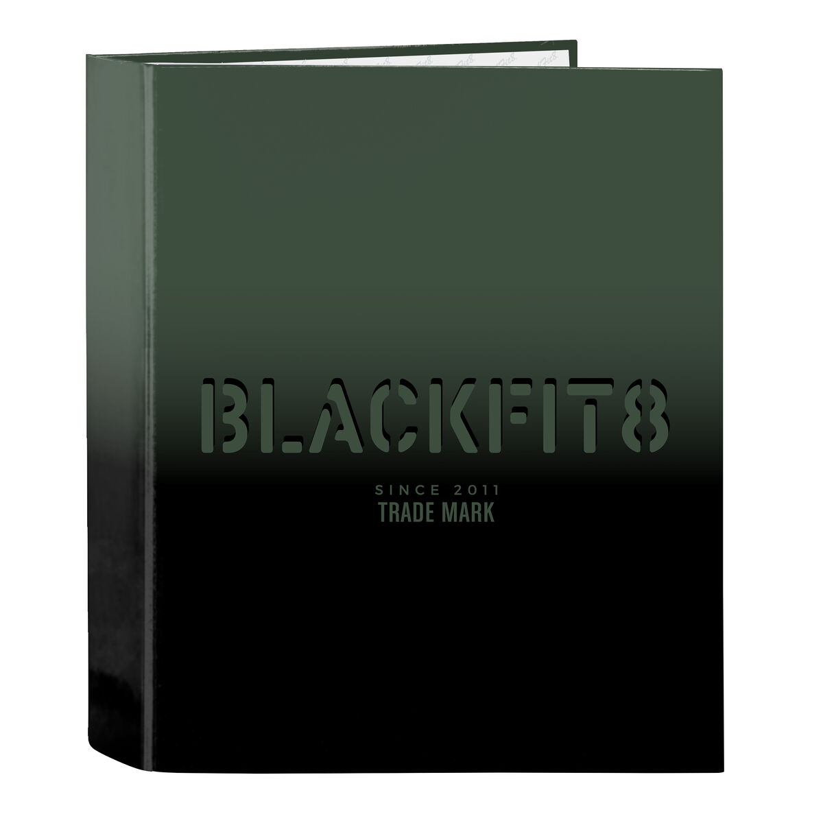 Reliure à anneaux BlackFit8 Gradient Noir Vert militaire A4 (27 x 33 x 6 cm)