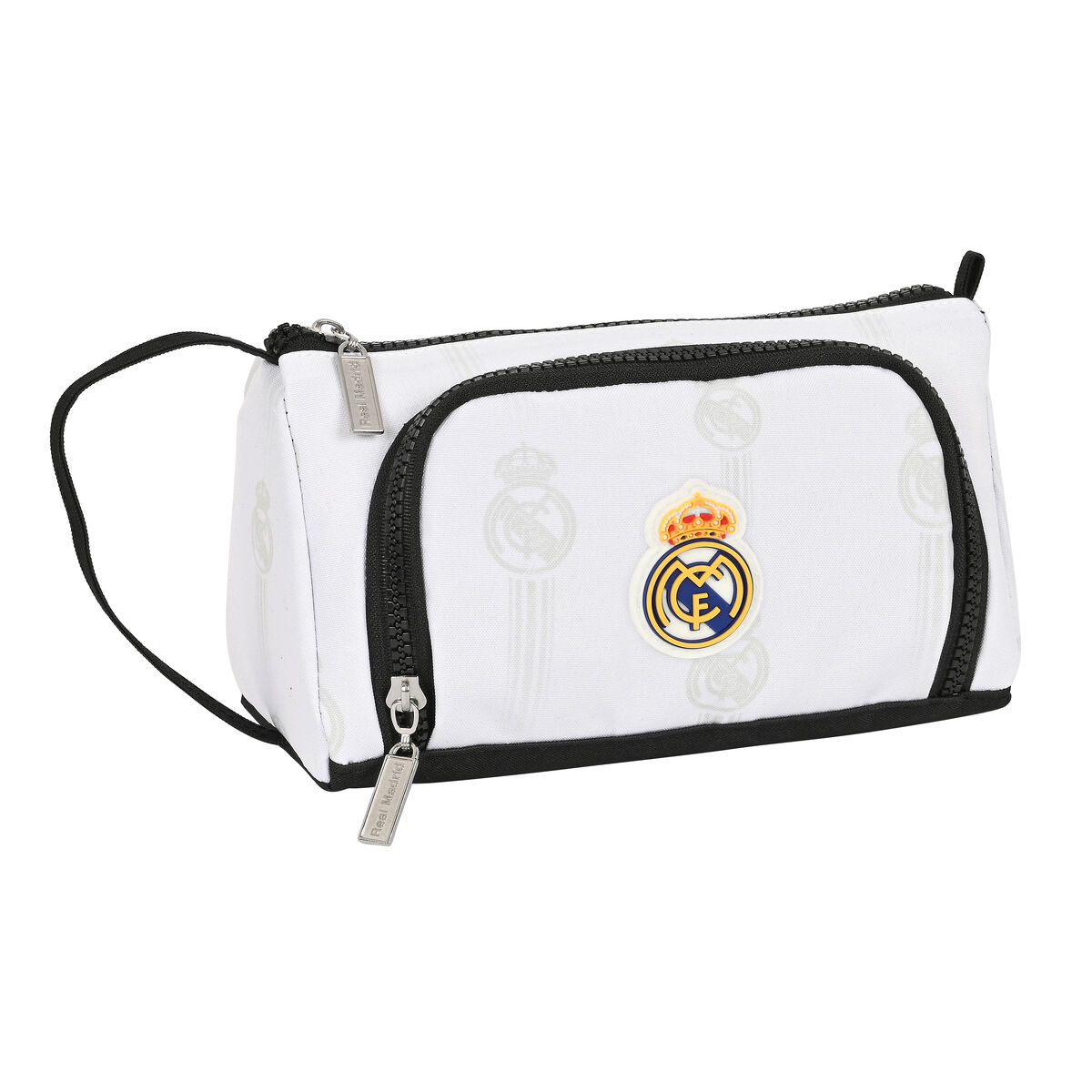 Trousse d'écolier Real Madrid C.F. Noir Blanc (20 x 11 x 8.5 cm)