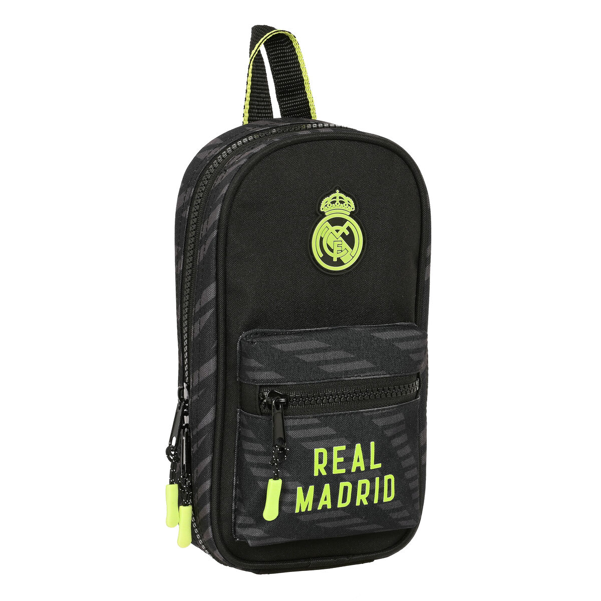 Plumier sac à dos Real Madrid C.F. Noir (12 x 23 x 5 cm)