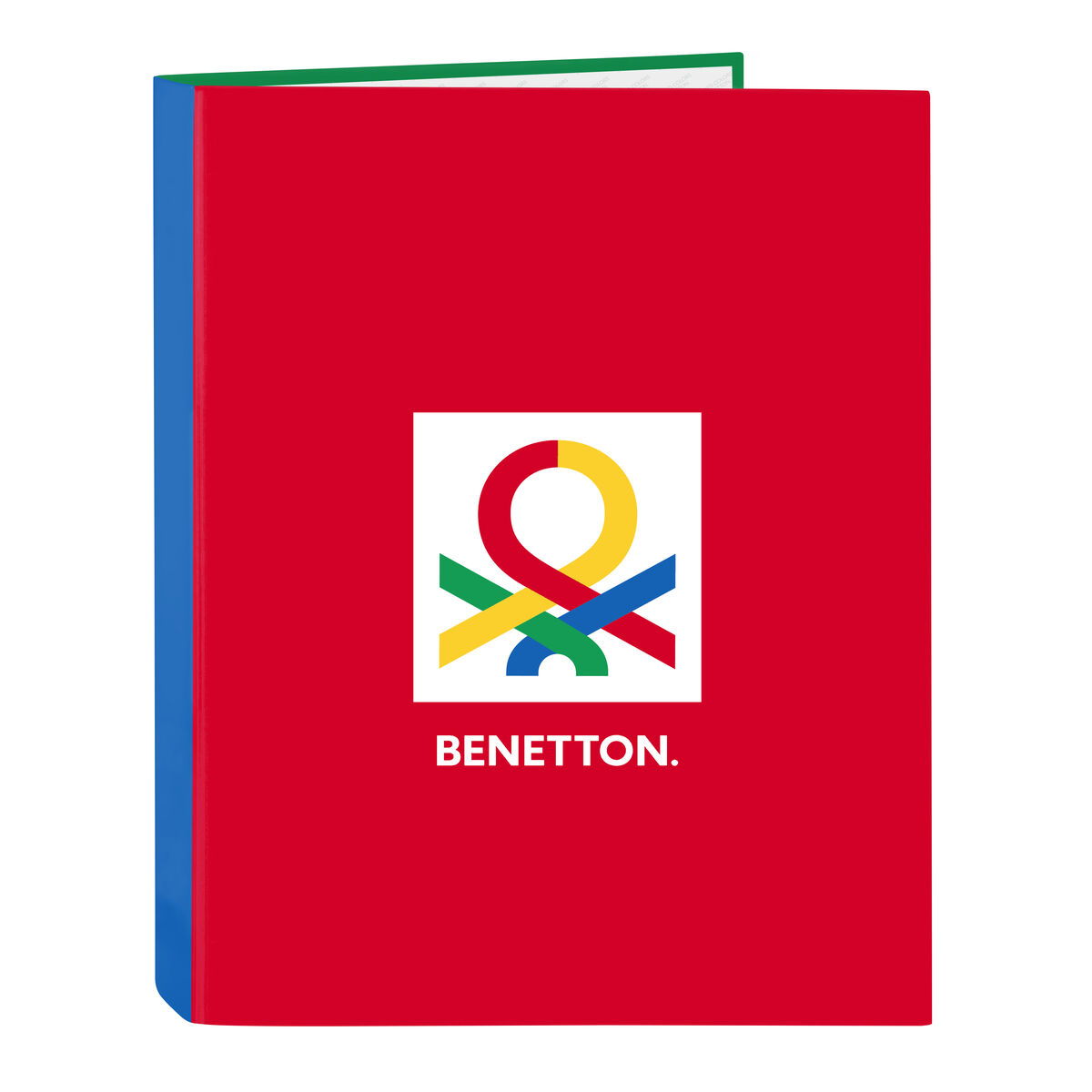 Reliure à anneaux Benetton Pop Gris A4 (26.5 x 33 x 4 cm)