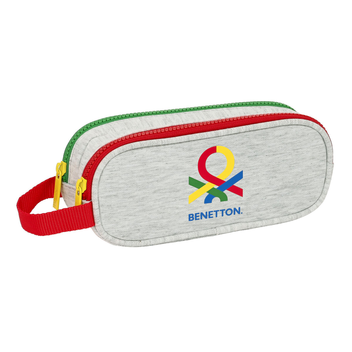 Double Carry-all Benetton Pop Grey (21 x 8 x 6 cm) Double Carry-all Benetton Pop Grey (21 x 8 x 6 cm)