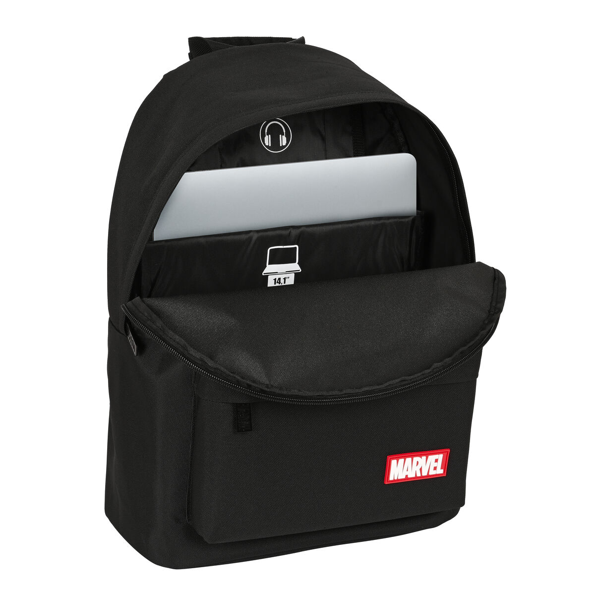 Afbeeldingen van Laptop Backpack Marvel Black 31 x 41 x 16 cm