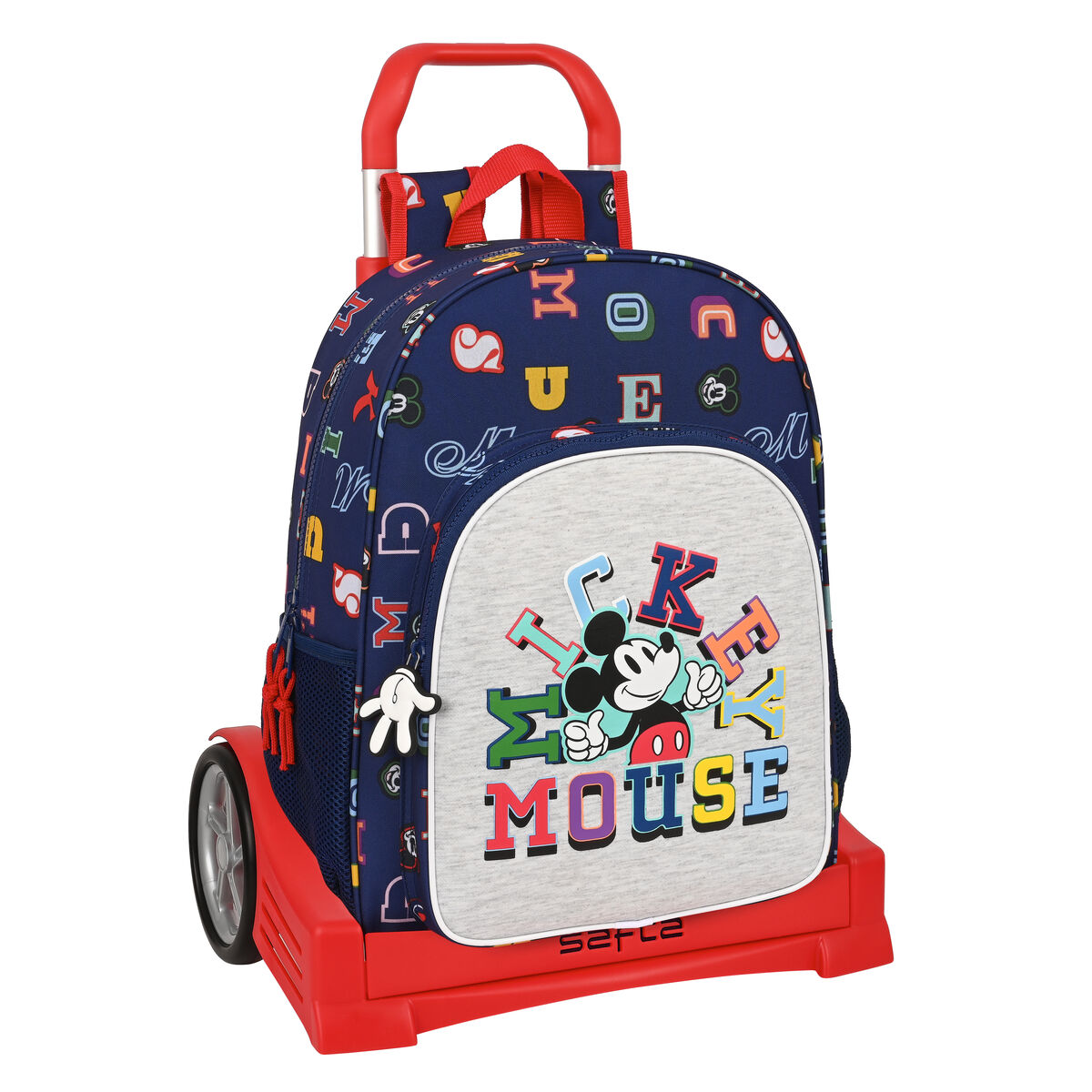 Cartable à roulettes Mickey Mouse Clubhouse Only one Blue marine (33 x 42 x 14 cm)