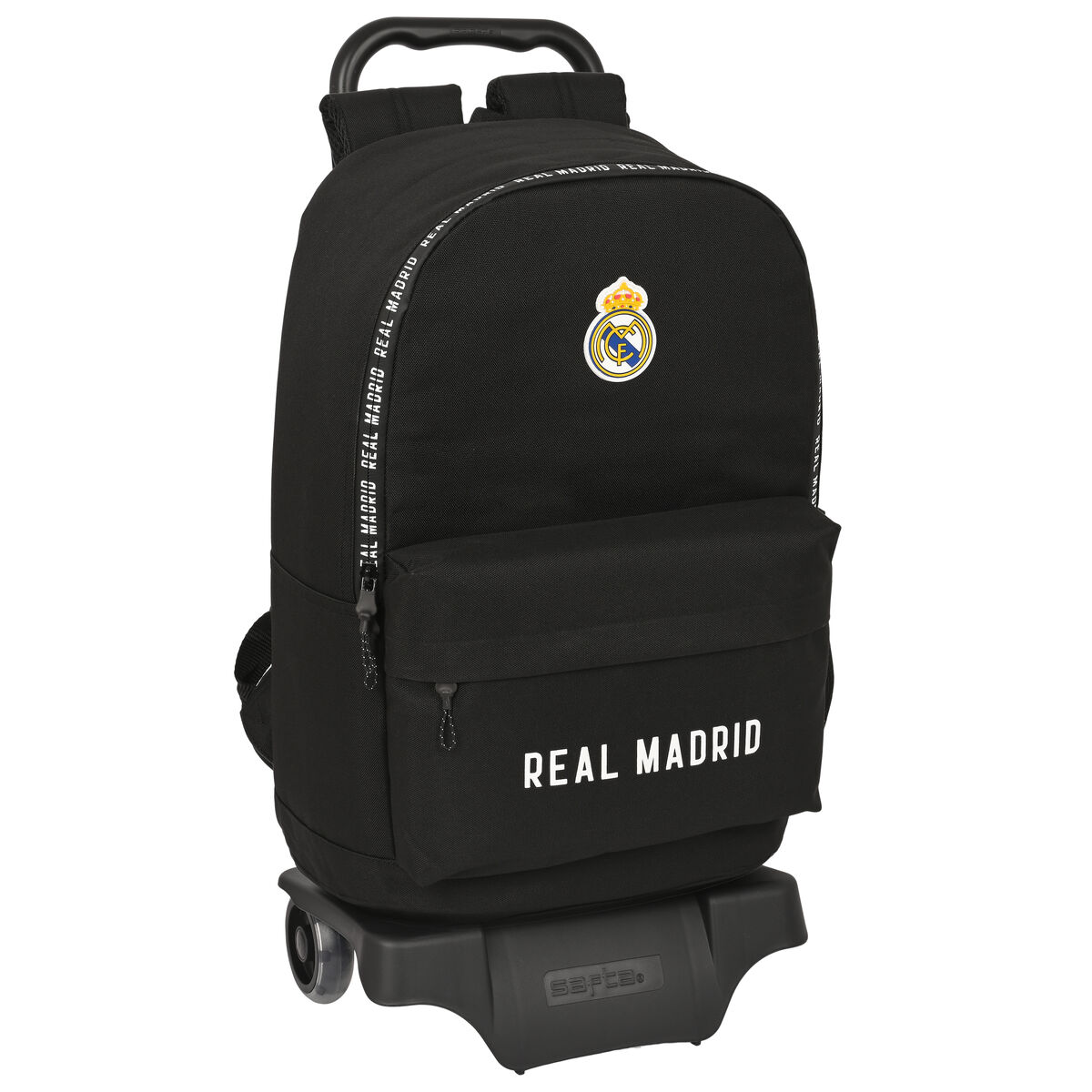 Cartable à roulettes Real Madrid C.F. Corporativa Noir 15 L