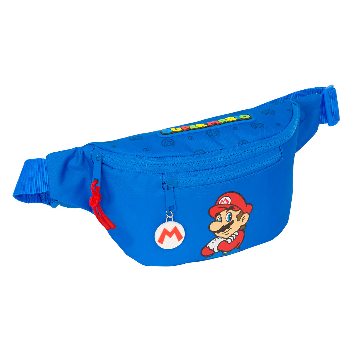 Sac banane Super Mario Play Bleu Rouge 23 x 12 x 9 cm