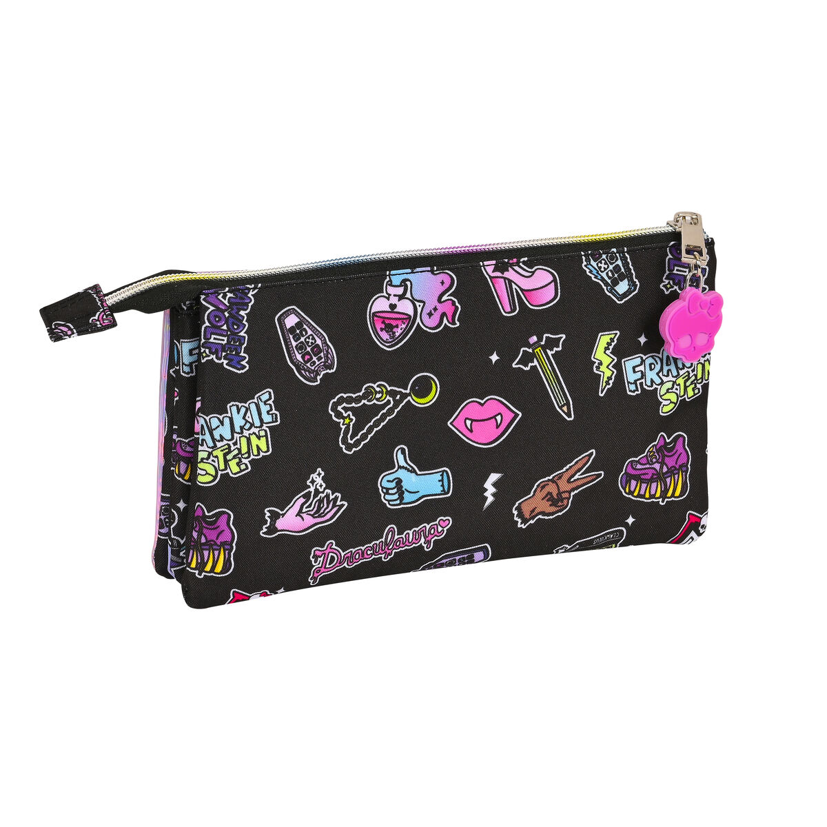 Image secondaire de Trousse Fourre-Tout Double Monster High Creep Noir 22 x 12 x 3 cm